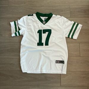 New York Jets Wilson #17 NFL White and Green Football Jersey Size XXL